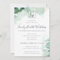 SUBTLE AQUA MODERN ABSTRACTE GEOMETRISCHE ART-GEBE