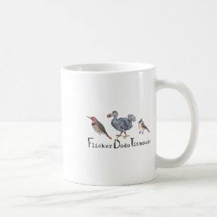 Subtle Bird Anti Trump Shirt Bird Flicker Dodo Tit Koffiemok