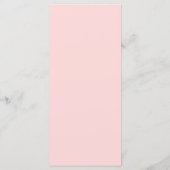Subtle Blooms | Bruiloftsmenu met bloemmotief Menu (Achterkant)