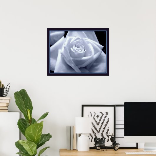 Subtle Blues Poster (Thuiskantoor)