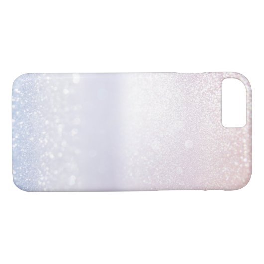 Subtle Blush en Lila Glitter Bokeh Elegant Case-Mate iPhone Case (Achterkant (Horizontaal))