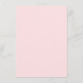 Subtle Blush & Slate Gray Floral Dinner Menu (Achterkant)