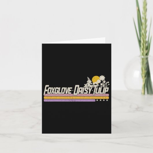 Subtle Boho Flowers Trump verzet zich tegen Shirt Kaart (Voorkant)