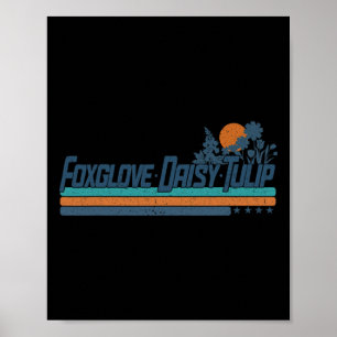 Subtle Boho Flowers Trump verzet zich tegen Shirt Poster