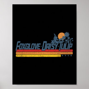 Subtle Boho Flowers Trump verzet zich tegen Shirt Poster