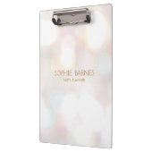 Subtle Bokeh Event Party Planner Pocket Folder Klembord (Links)