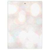 Subtle Bokeh Event Party Planner Pocket Folder Klembord (Achterkant)