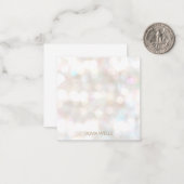 Subtle Bokeh Notitiekaartje (Voorkant / Achterkant in situ)