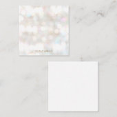Subtle Bokeh Notitiekaartje (Voorkant / Achterkant)