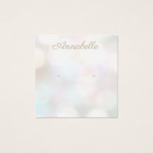Subtle Bokeh Stud Earning Display Card