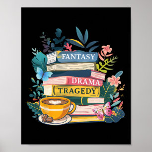 Subtle Book Anti-Trump Shirt Boek Fantasy Drama Tr Poster