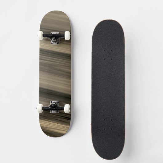 Subtle Brown Stripe Persoonlijk Skateboard (Voorkant)
