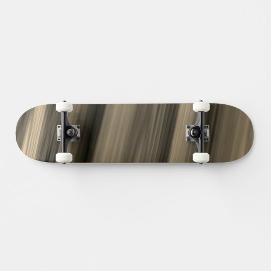 Subtle Brown Stripe Persoonlijk Skateboard (Horizontaal)