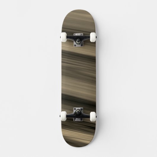 Subtle Brown Stripe Persoonlijk Skateboard (Voorkant)