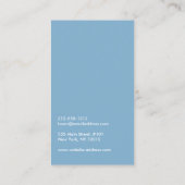 SUBTLE CIRCLE in BLAUW/DK GRIJS Visitekaartje (Achterkant)