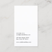 SUBTLE CIRCLE op DK GREY Visitekaartje (Achterkant)
