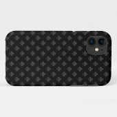 Subtle Clubs - Donkergrijs op zwart Case-Mate iPhone Case (Achterkant (horizontaal))