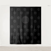 Subtle Company logo stap en herhalingsachtergrond Wandkleed (Voorkant)