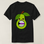 Subtle Demisexual Avocado demisexual avocado demis T-shirt (Design voorkant)