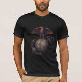 Subtle Eagle, Globe & Anchor Tri-Blend Shirt (Voorkant)