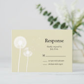 Subtle Elegance RSVP Kaartje (Staand voorkant)