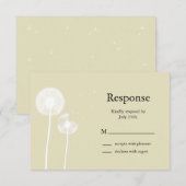 Subtle Elegance RSVP Kaartje (Voorkant / Achterkant)