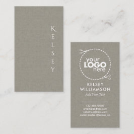Subtle Fabric Elegant Logo Visitekaartje