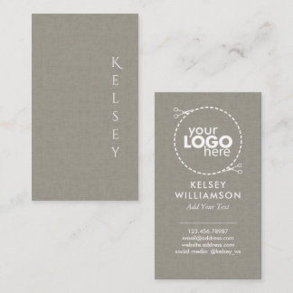 Subtle Fabric Elegant Logo Visitekaartje