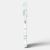 Subtle Floral in Blues Case-Mate iPhone Case (Achterkant / Links)