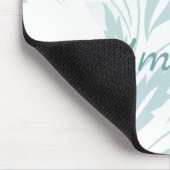 Subtle Floral in Blues Muismat (Hoek)