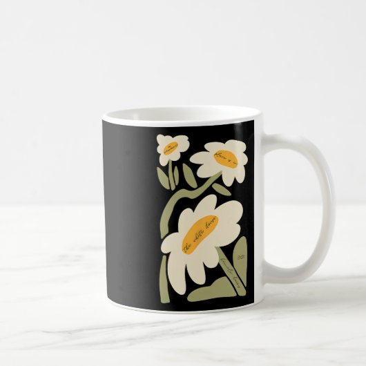 Subtle Flower Kamala Harris Boho Floral 1 Koffiemok (Rechts)
