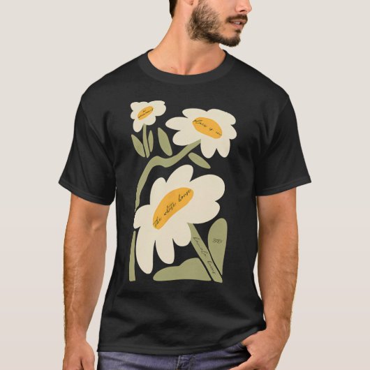 Subtle Flower Kamala Harris Boho Floral 1 T-shirt (Voorkant)