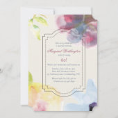 Subtle Flowers Invitation Kaart (Voorkant)