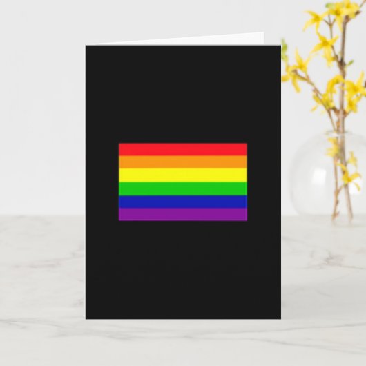 Subtle Gay Pride Flag806png806 T Shirt  Kaart (Gele Bloem)