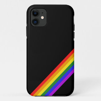 Subtle Gay Pride Flag LGBT Rainbow Diagonal Stripe Case-Mate iPhone Case