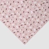 Subtle Geo Stars & Triangles – Pink Tissuepapier (Detail)