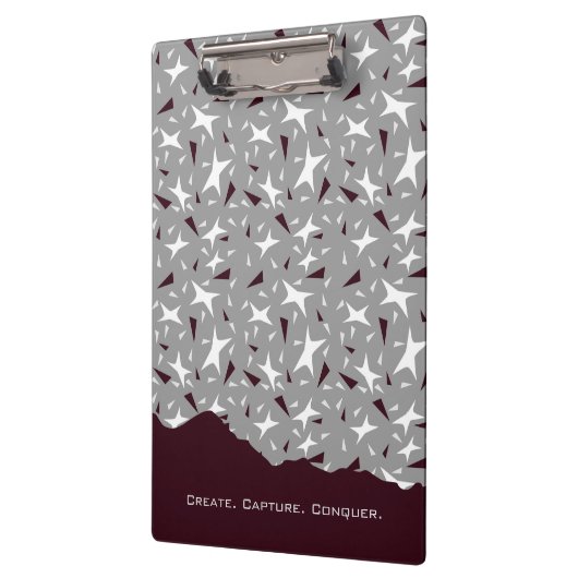 Subtle Geometry: Stars & Triangles – Grey Klembord (Links)