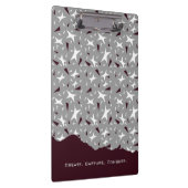 Subtle Geometry: Stars & Triangles – Grey Klembord (Rechts)