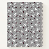 Subtle Geometry: Stars & Triangles – Grey Notitieboek (Achterkant)