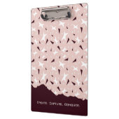 Subtle Geometry: Stars & Triangles – Pink Notebook Klembord (Links)