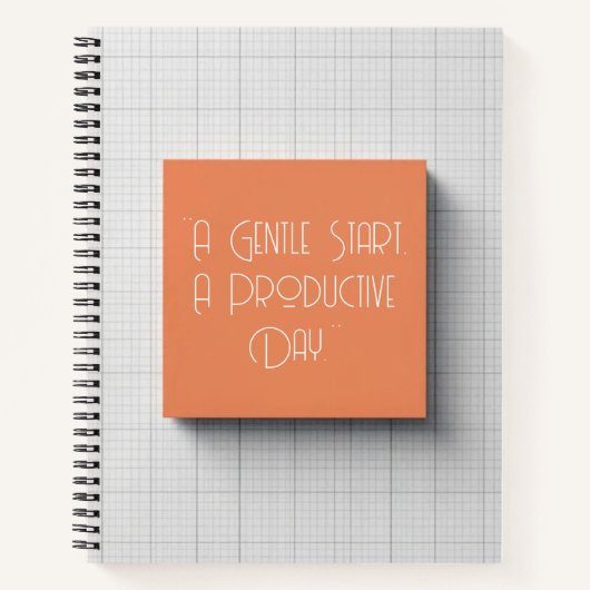 Subtle Grid - Modern Cover Art Notitieboek (Voorkant)