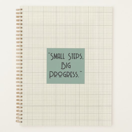 Subtle Grid - Modern Cover Art Planner (Voorkant)