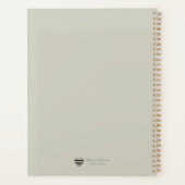 Subtle Grid - Modern Cover Art Planner (Achterkant)