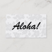 Subtle Hawaiian Visitekaartje (Achterkant)