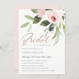 SUBTLE KLEURENWASSEN BLUSH PINK FLORAL VRIJGEZELLE KAART