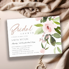 SUBTLE KLEURENWASSEN BLUSH PINK FLORAL VRIJGEZELLE KAART