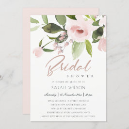 SUBTLE KLEURENWASSEN BLUSH PINK FLORAL VRIJGEZELLE KAART