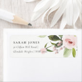 SUBTLE KLEURENWASSEN ZWART PINK FLORAL BUNCH ADRES ETIKET (Insitu)