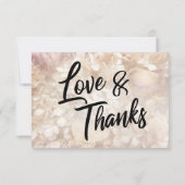 Subtle, legant Typography Black Type Wedding RSVP Kaartje (Achterkant)