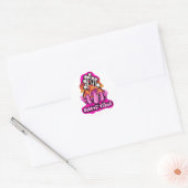 Subtle Lesbian Flag Mushroom Sticker (Envelop)